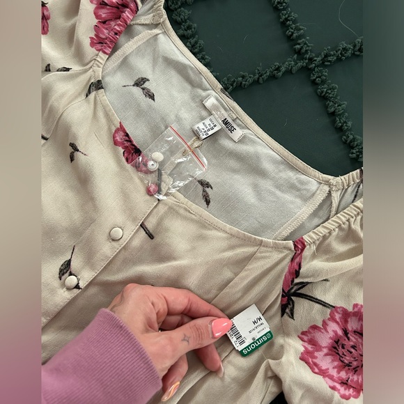 Long Puff Sleeve Dress - Picture 2 of 2